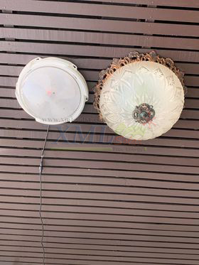 โคมไฟซาลาเปาโซล่าเซลล์ ติดเพดาน-ผนัง รุ่น 200W. (แสงขาว)