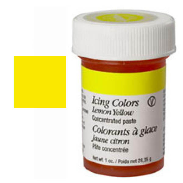 Wilton lemon yellow Wilton สีเจล สีเหลือง (Icing color lemon yellow)