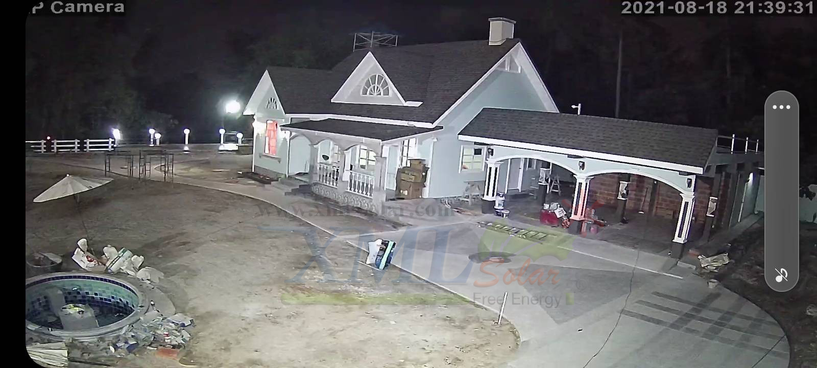 กล้องวงจรปิดโซล่าเซลล์ 80W. / ใช้simcard 4G (1080P) Solar CCTV Camera With 4G