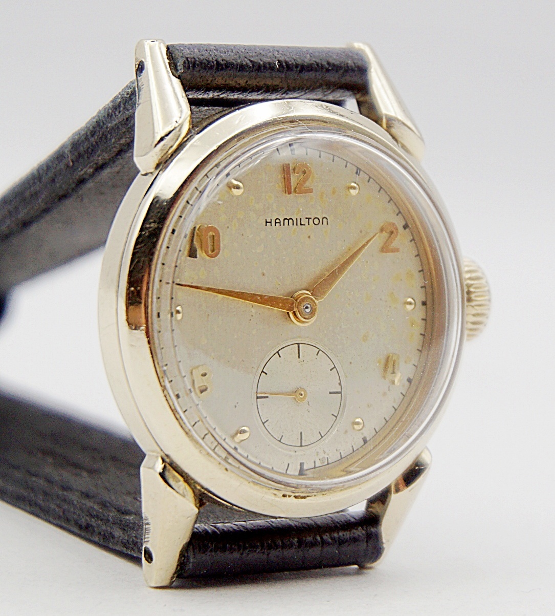นาฬิกาเก่า HAMILTON ไขลานสองเข็มครึ่ง