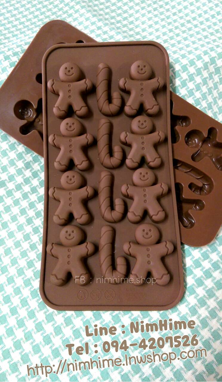 แม่พิมพ์ซิลิโคนfood grade วุ้น สบู่ เต้าหู้เย็น ฯลฯ แฟนซี ลาย ขนมปังขิง คุกกี้คริสมาสต์