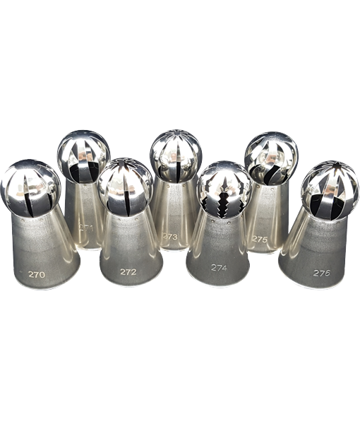หัวบีบวิปครีม วิปปิ้งครีม งานเกาหลี Sphere ball tube (ราคา/ชิ้น)