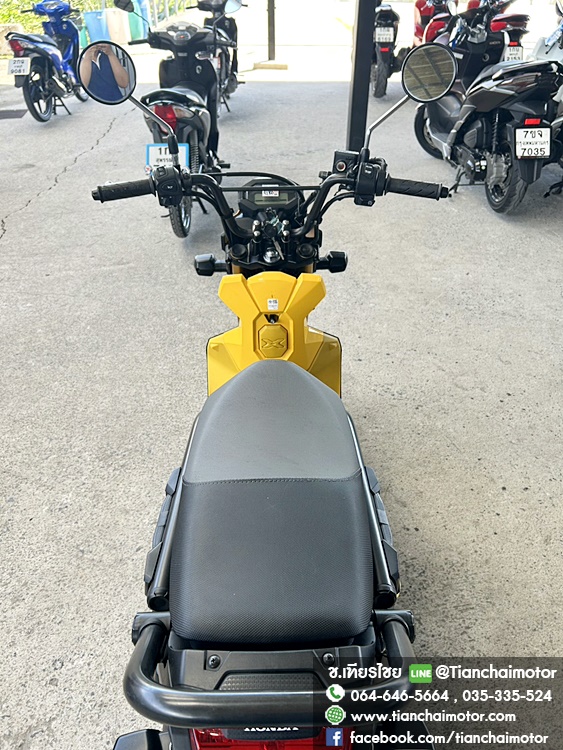 ★ดาวน์ 5,000★ZOOMER-X ปี66 สีเหลือง วิ่งน้อย ชุดสวยรอบคัน เดิมๆทั้งคัน เครื่องแน่น เครื่องดี ศูนย์ดี รถพร้อมใช้งาน ราคา 43,900