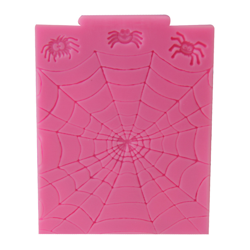 โมล แม่พิมพ์ ซิลิโคน สำหรับทำฟองดองท์ กัมเพส รูปใยแมงมุม