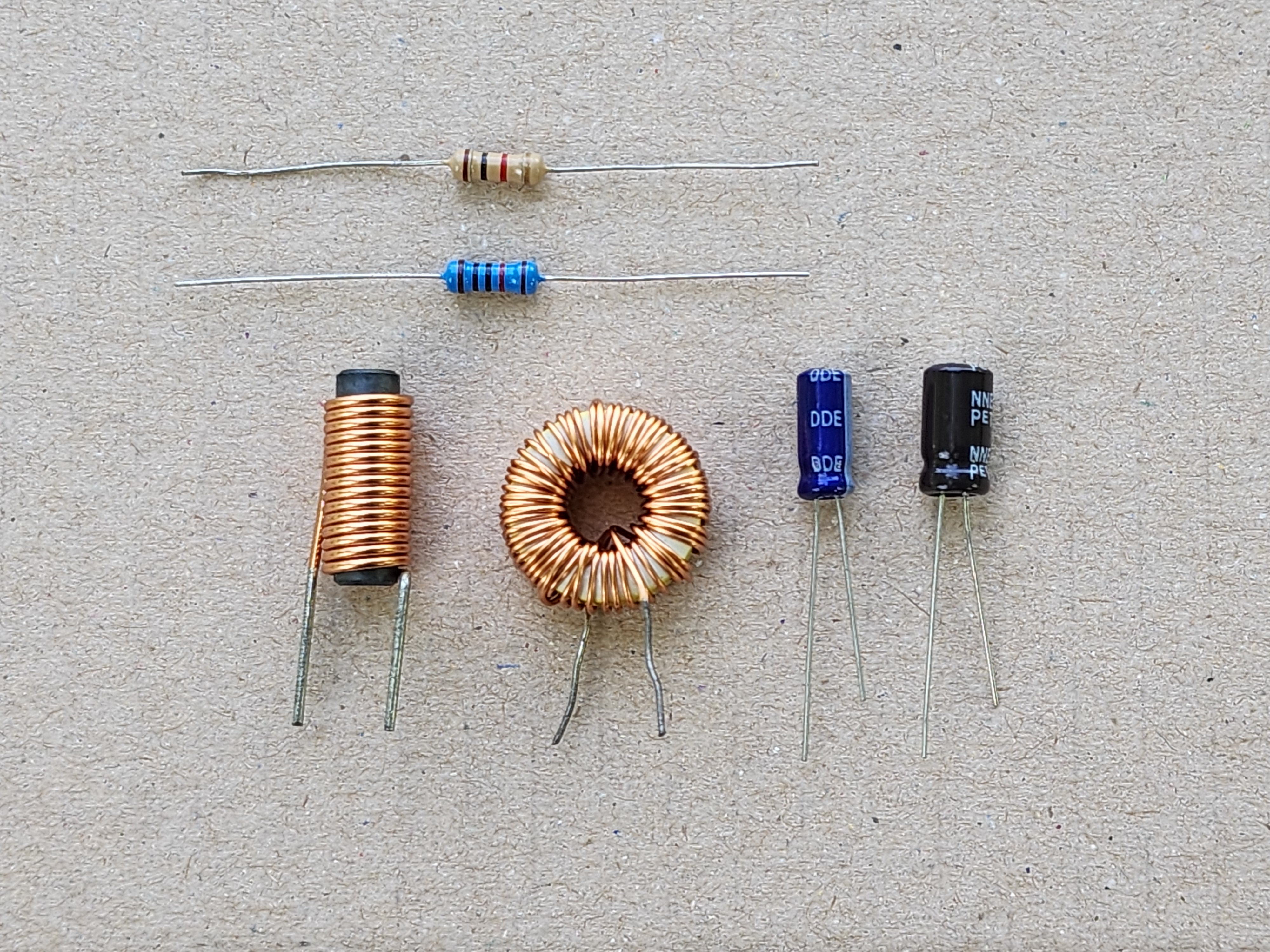 electronics components name and electronics components list