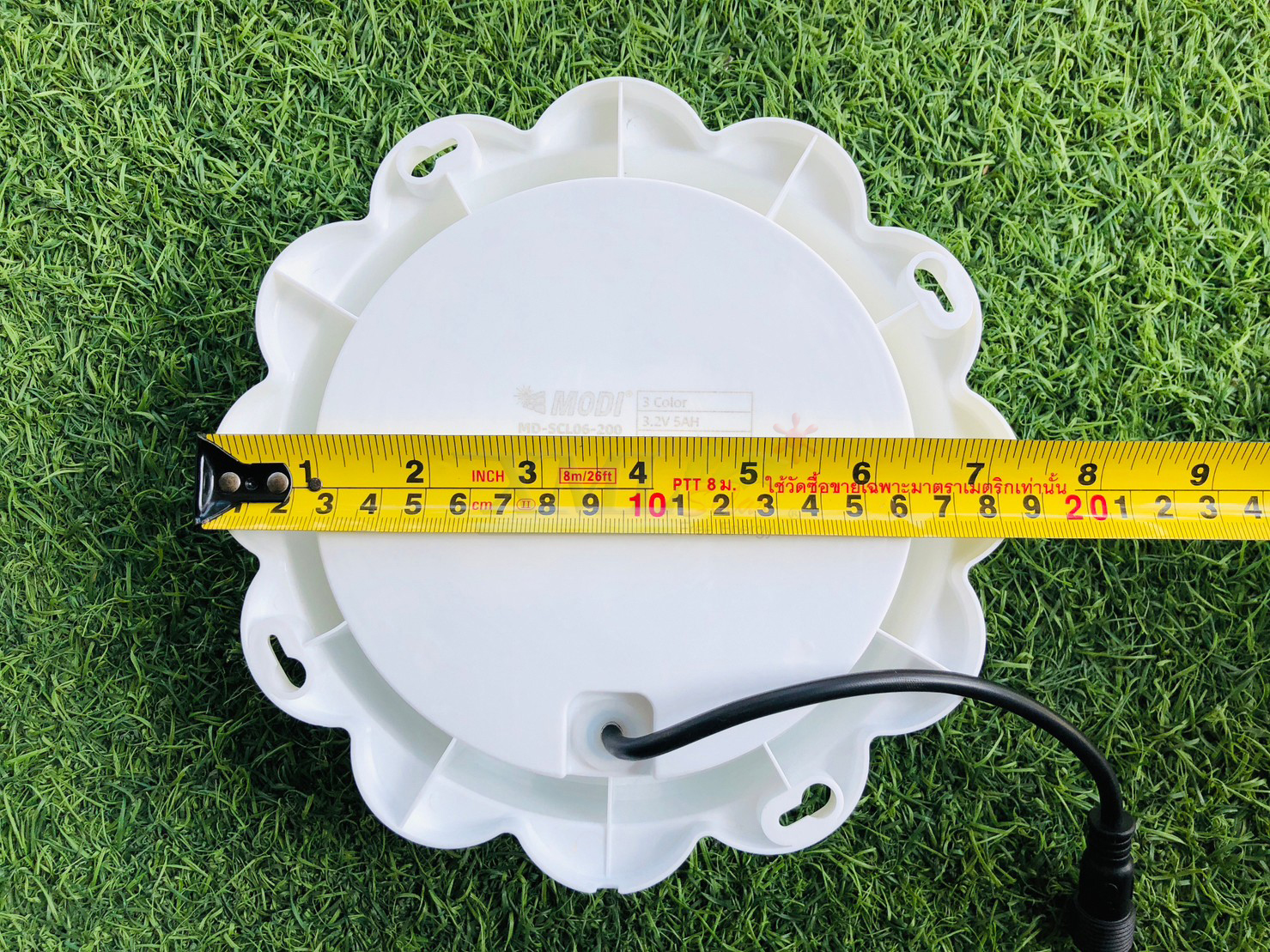 โคมไฟโซล่าเซลล์ ติดเพดาน รุ่น SCL06 (เปิดได้ 3 แสง)