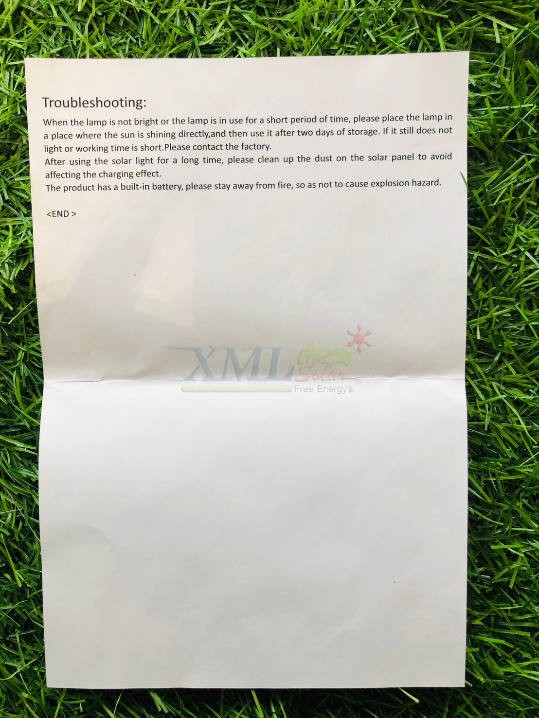 ไฟปักสนามโซล่าเซลล์ รุ่น DC-3661 (เปิดได้ 2 แสง)