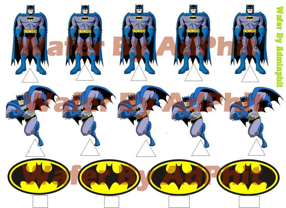 Wafer topper pop up batman 2