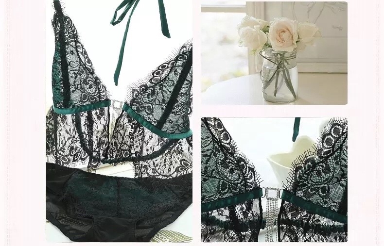 บราลูกไม้ ซีทรูไร้โครง เนื้อผ้านิ่ม ใส่สบาย ไม่คัน มีสี ดำ size 32 34 36 ราคาชุดละ 290 บาท