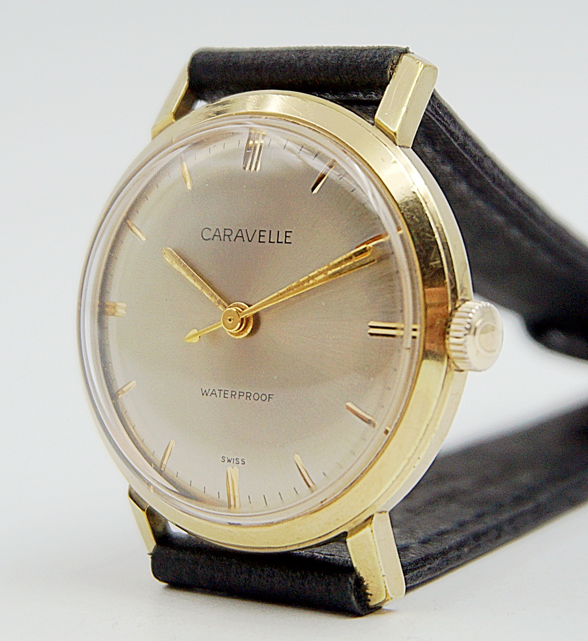 นาฬิกาเก่า CARAVELLE ไขลาน