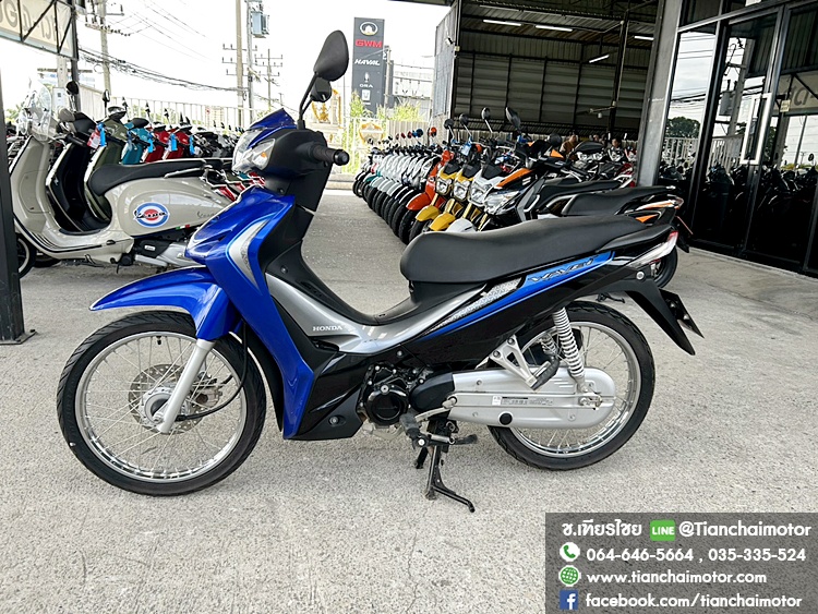 WAVE110I ปี66 สีน้ำเงิน ชุดสีสวยรอบคัน เครื่องเดิมๆ ศูนย์ดี เครื่องแน่น ขับขี่นิ่มๆ ประหยัด ใช้งานทนทาน ราคา 38,900