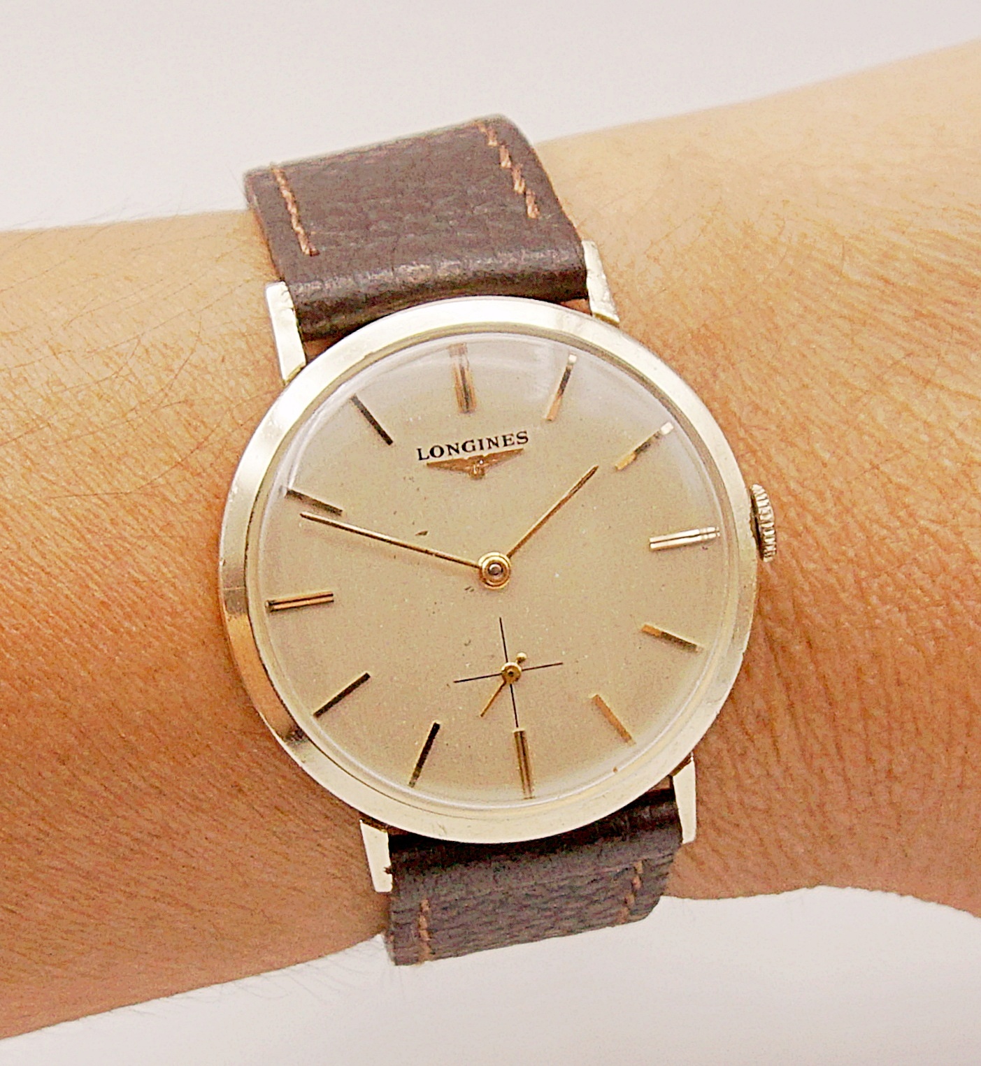 นาฬิกาเก่า LONGINES ไขลานสองเข็มครึ่ง