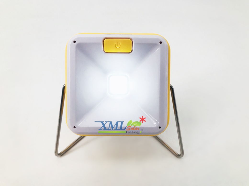โคมไฟอ่านหนังสือพลังแสงอาทิตย์ (สีเหลือง) 1 SMD LED (แสง ขาว)