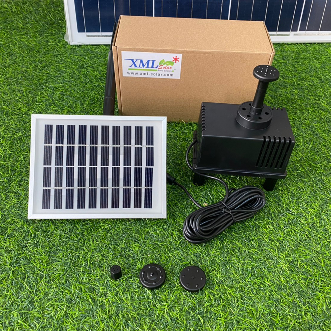 น้ำพุพลังเเสงอาทิตย์ (รุ่น เเผงเเยก) -ไซส์เล็ก (ขนาดแผงโซล่าเซลล์)