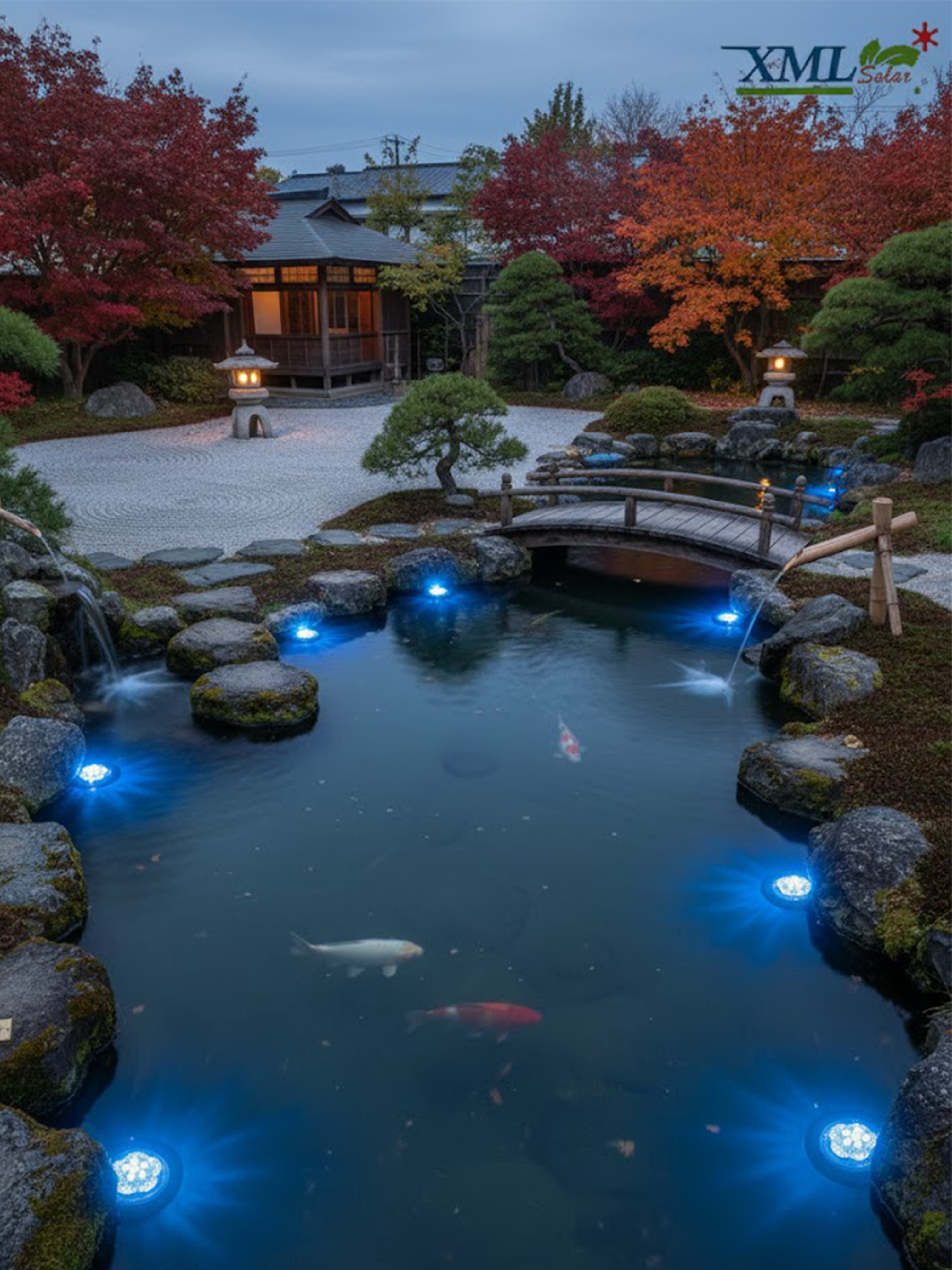 Solar underwater flood light (White)