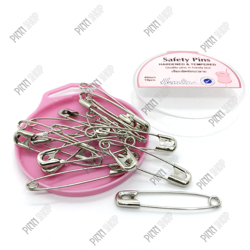 เข็มกลัดซ่อนปลาย ขนาด 46 มม.