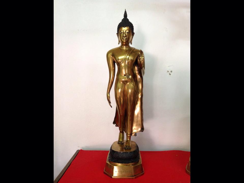 พระพุทธลีลา วัดทุ่งเสลี่ยม 2519