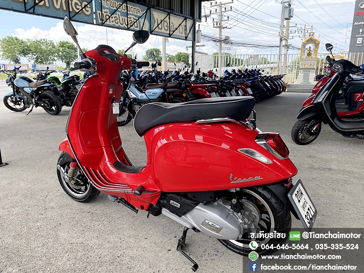★ฟรีดาวน์★VESPA SPRINT 125 I GET ABS ปี67 สีแดงสด ไมล์วิ่งน้อย เครื่องแน่นๆ ชุดสีสวยเวอร์ เครื่องดี ศูนย์ดี ราคา 77,500