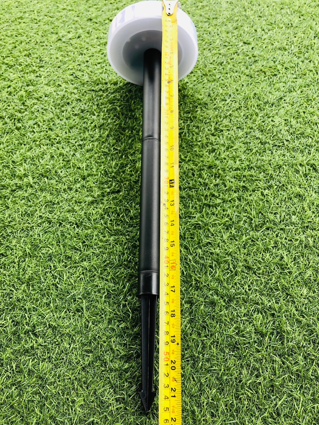 โคมไฟฝังพื้นโซล่าเซลล์ ทรงกลม รุ่น DPD-0544 (แสงขาว + เหลืองวอมไวท์)