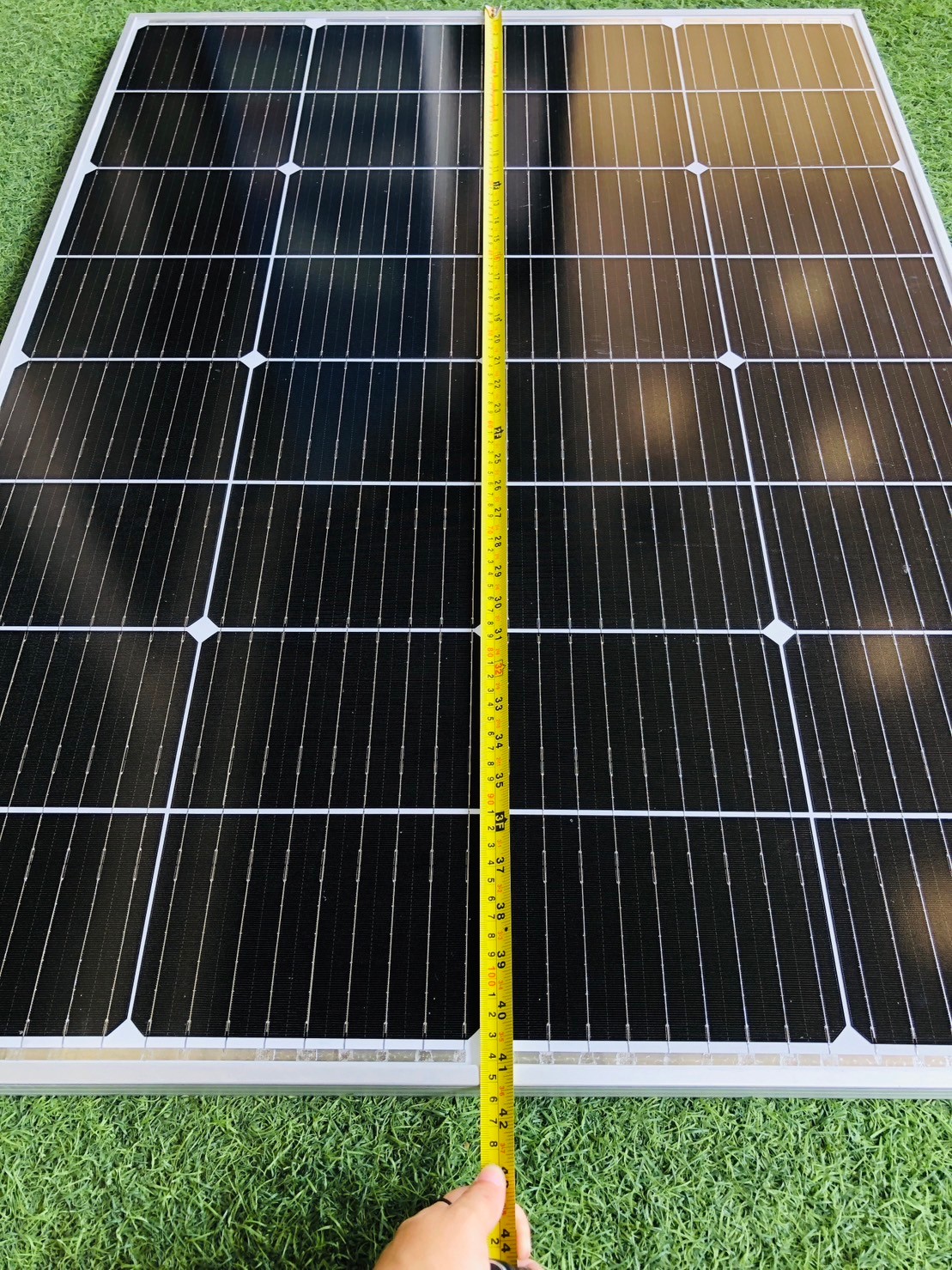 ไฟสปอตไลท์โซล่าเซลล์ 6500 Lumens. ไซต์ใหญ่ (เเสง : เหลืองวอมไวท์)