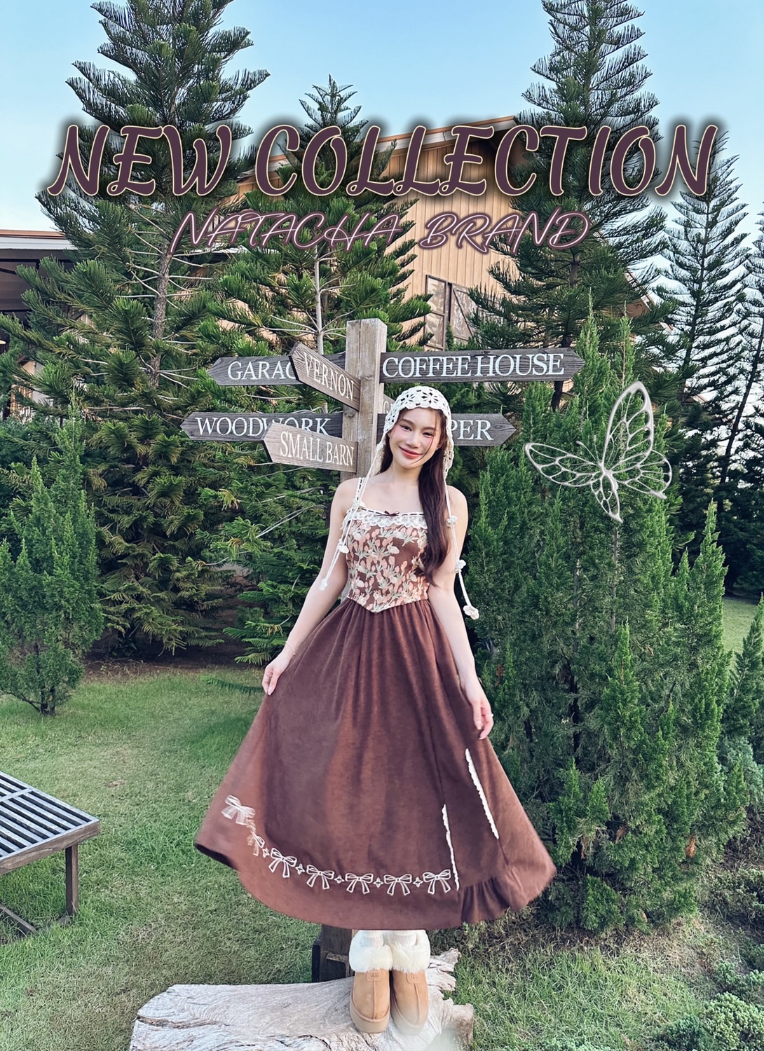 เป็น Set กระต่ายที่สวยมากกก เสื้อผ้าลายร่องพิมลายกระต่ายดอกไม้สายถักด้านหลังเย็บย่นยางยืดตามตัว แมตกระโปรงสีน้ำตาลผ้าลูกฟูกแบบบางไม่เป็นขนนะคะ แต่ผ้าสวยมากๆๆคะ ปักลายโบว์ที่ปลายกระโปรงแต่งแถบลูกไม้สีครีมเอวจั้ม งานสวยใส่แล้วววินเทจถ่ายรูปสวยปังแน่นอนจ้าา