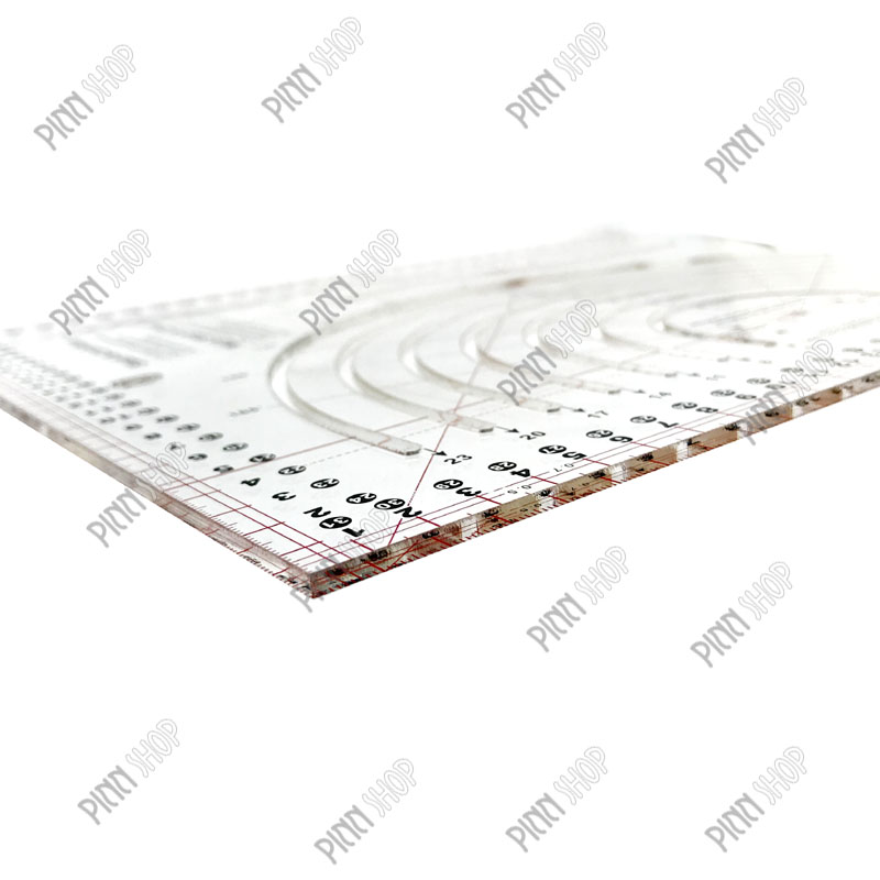 ไม้บรรทัดโค้ง สำหรับตัด