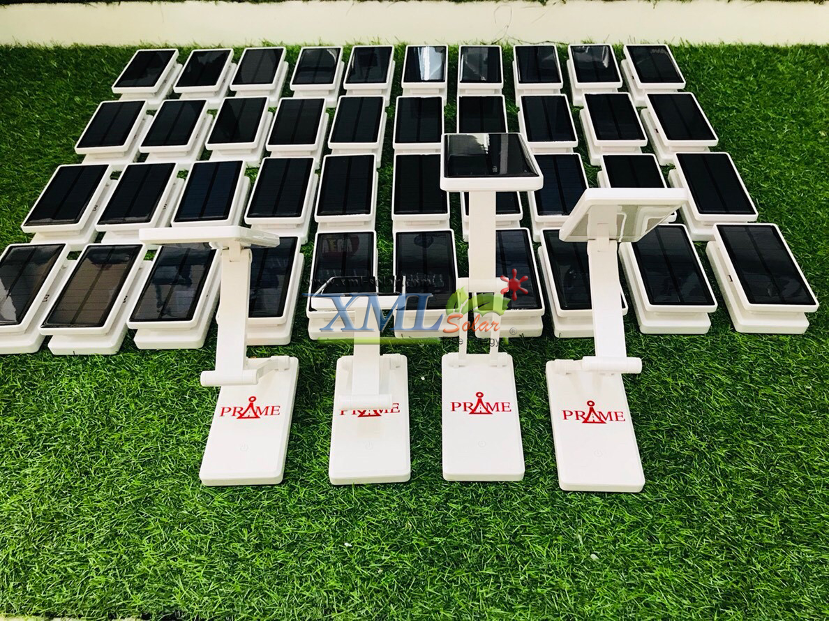 โคมไฟตั้งโต๊ะโซล่าเซลล์ 30 Super LED รุ่นใหม่ 2023 (แสง : คูลไวท์)