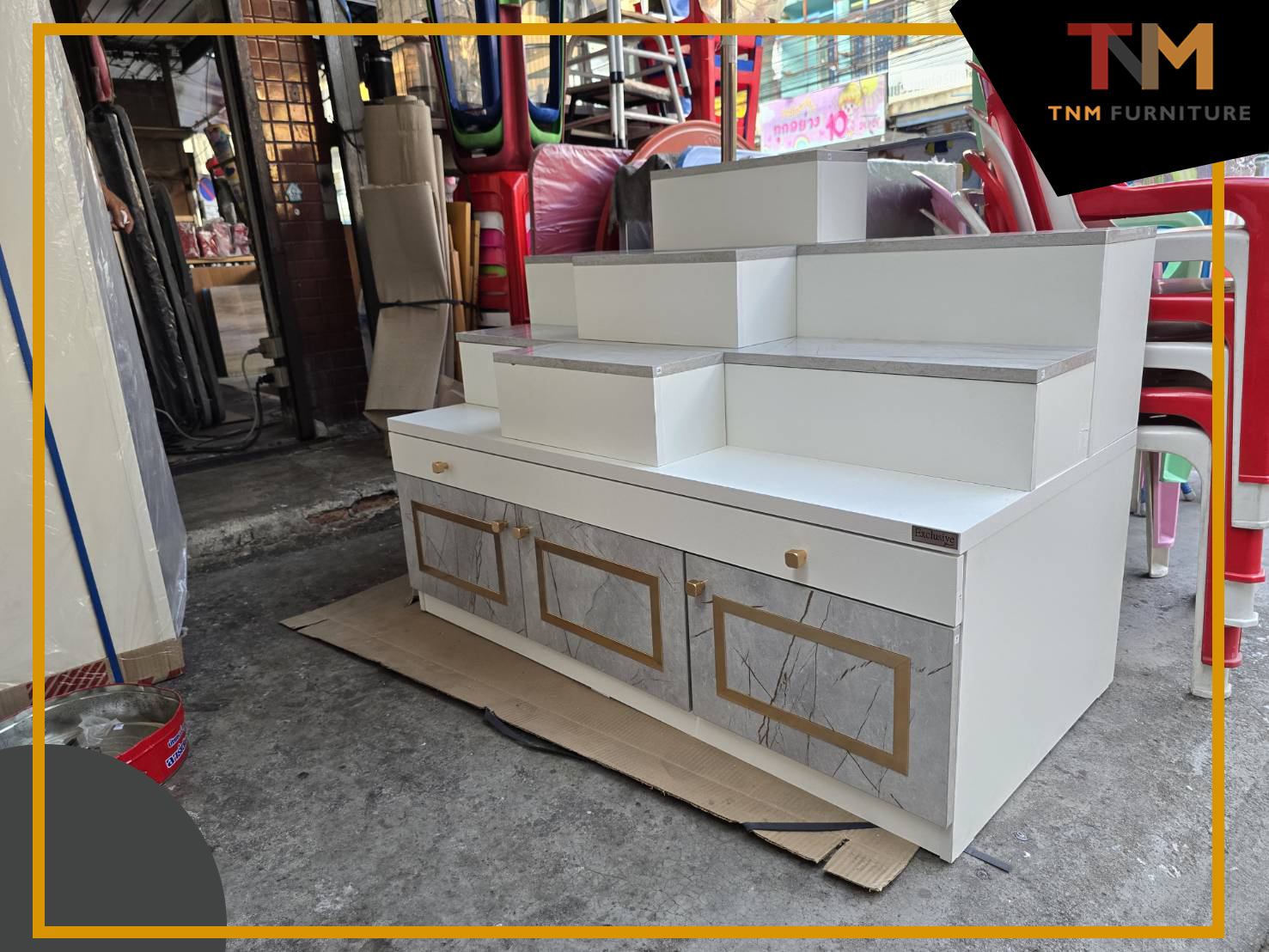 โต๊ะหมู่บูชา ตู้พระ GO-04