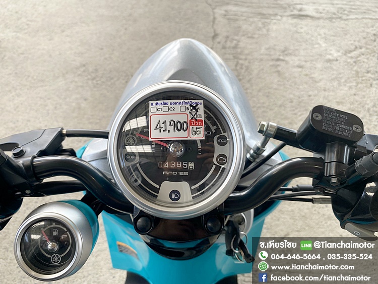 ★ดาวน์7,500★FINO ปี65 สีเขียวมิ้น ชุดสีสวยเป๊ะ วิ่งเพียง 4000 กิโล เหมือนรถใหม่มาก เครื่องเดิมแน่น ประหยัดน้ำมัน ราคา 41,900