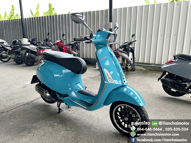 ★ดาวน์8,000★VESPA SPRTNT125 IGETABS ปี 67 สีฟ้าสดใส วิ่งเพียง 9000 กิโล ชุดสีสวยเป๊ะ เครื่องดี ศูนย์ดี ราคา 79,900