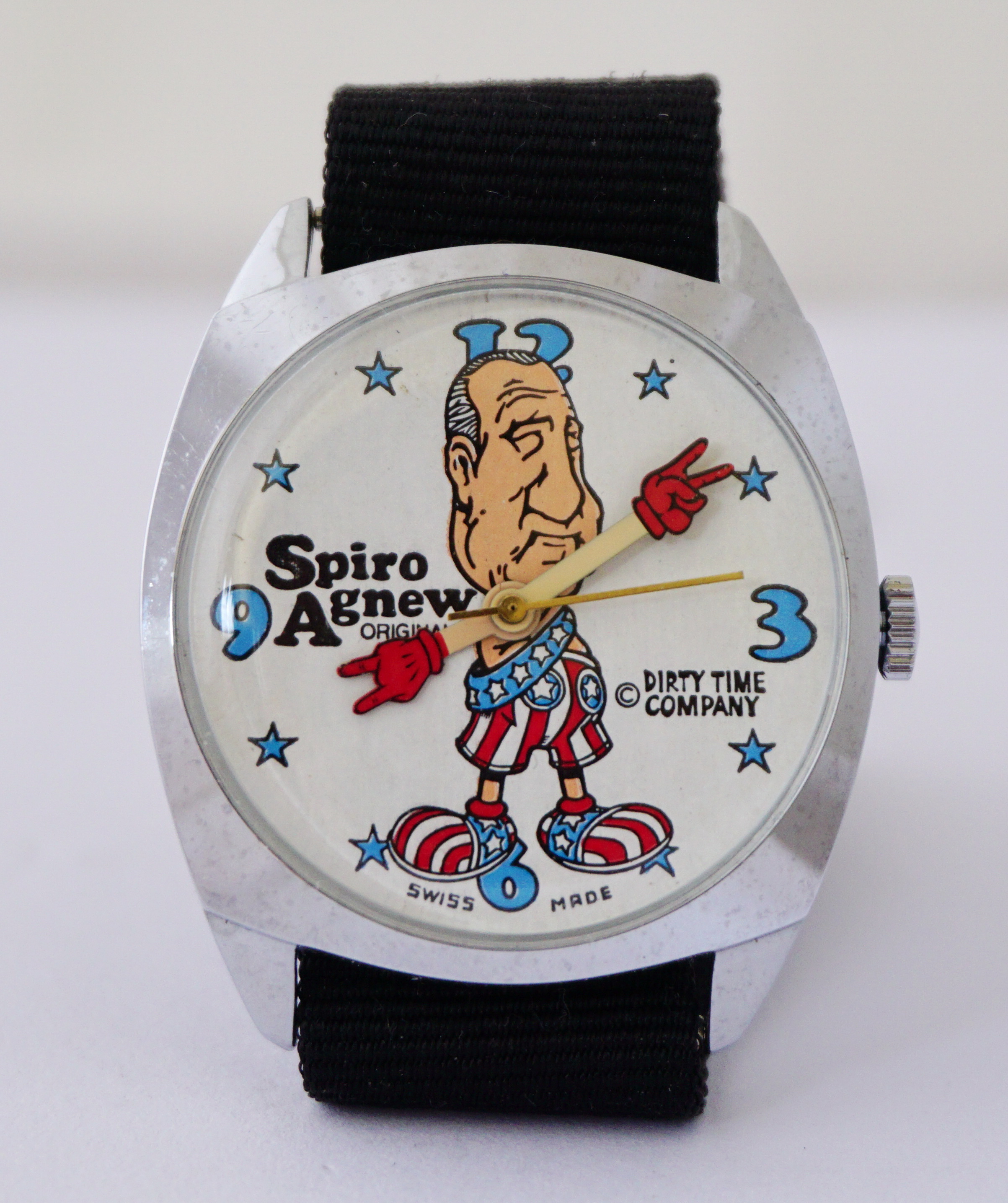 นาฬิกาเก่า SPIRO AGNEW ไขลาน