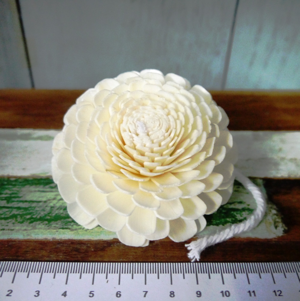 ดอกไม้ดูดน้ำหอม มะลิซ้อน 8cm ติดเชือก