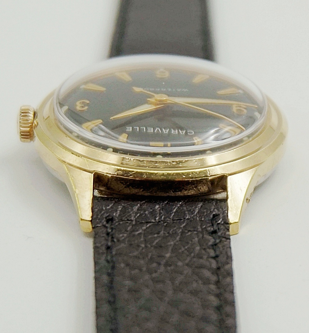 นาฬิกาเก่า CARAVELLE ไขลาน