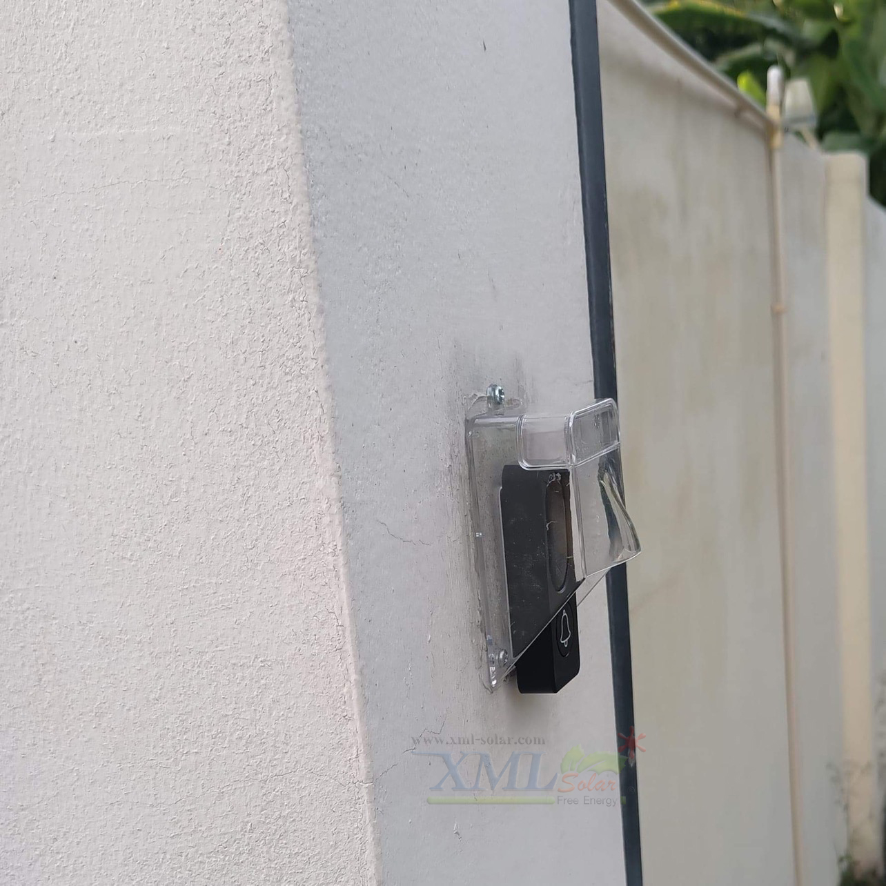 กริ่งโซล่าเซลล์ อเนกประสงค์ สีดำ (Solar Doorbell)