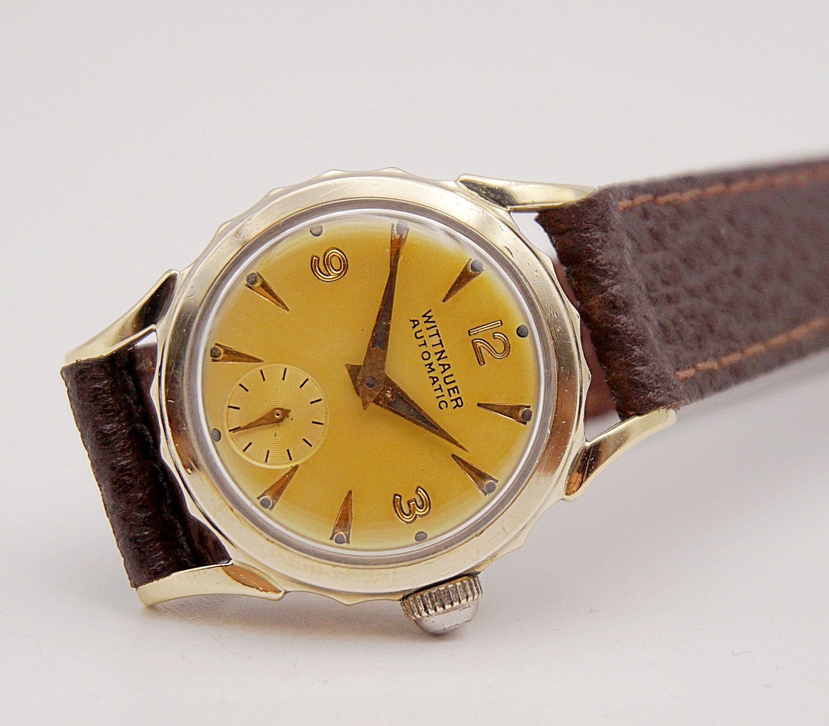 นาฬิกาเก่า WITTNAUER BY LONGINES ออโตเมติกสองเข็มครึ่ง (นาฬิกาผู้หญิง)