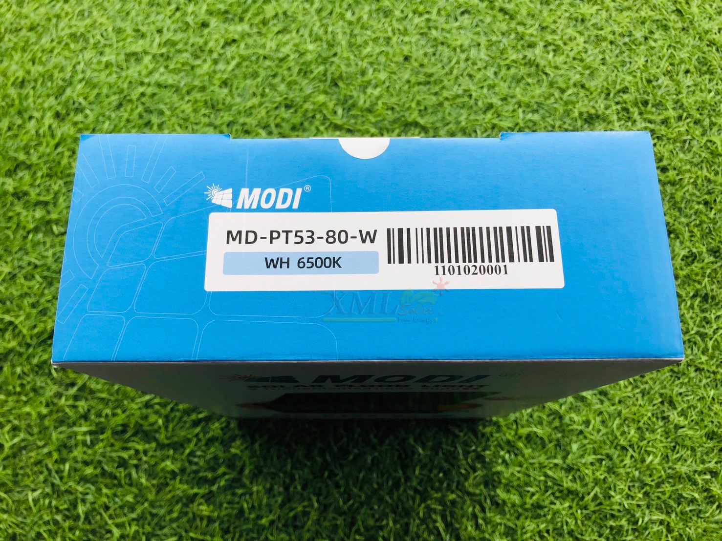 สปอร์ตไลท์โซล่าเซลล์ 80W รุ่น MD-PT53-80W (แสง : ขาว)