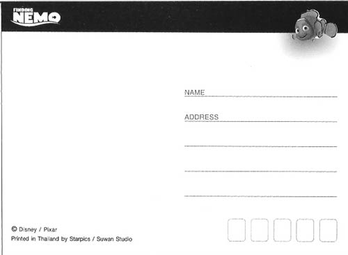 Postcard Nemo16 ใบ