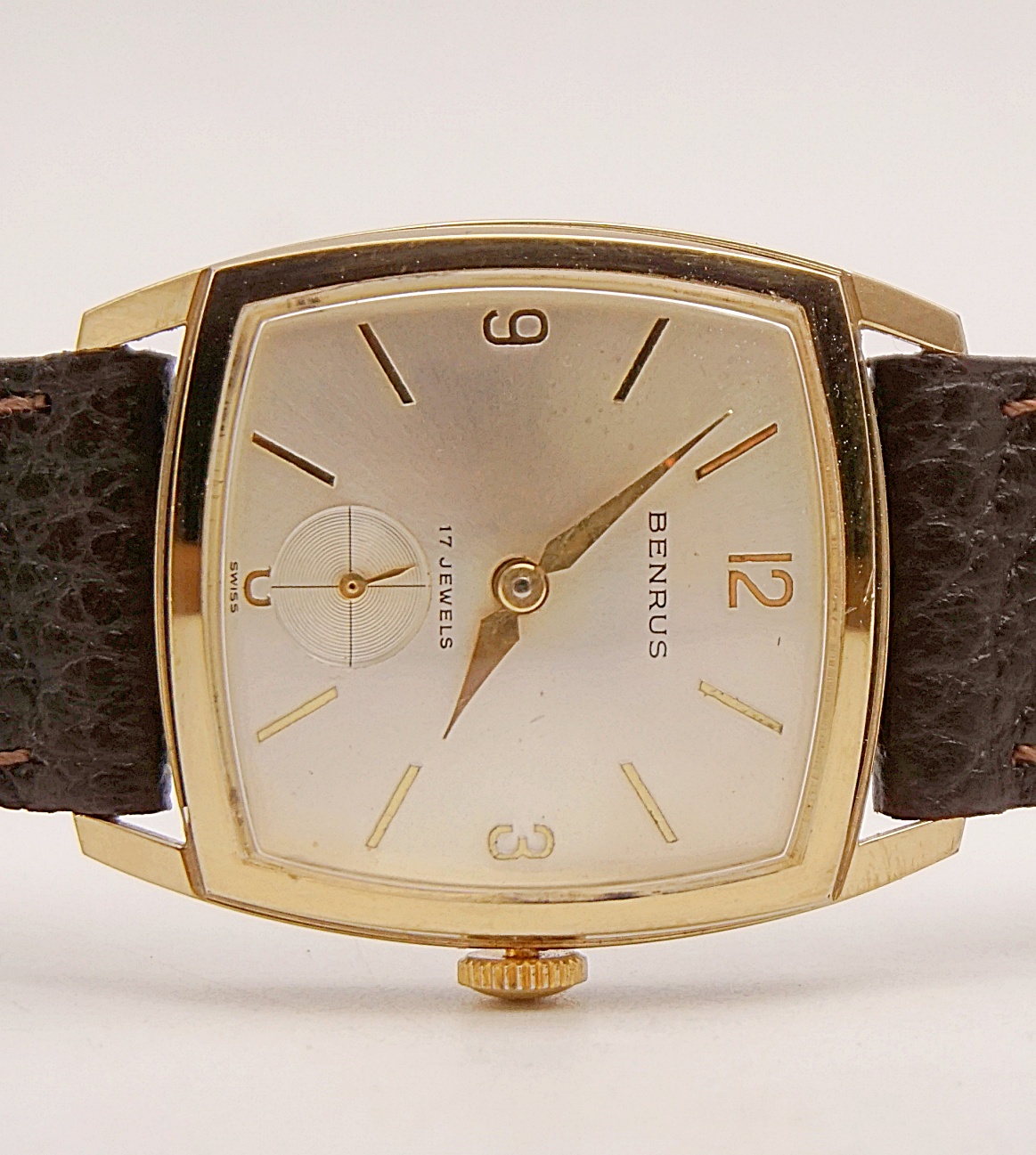 นาฬิกาเก่า BENRUS ไขลานสองเข็มครึ่ง