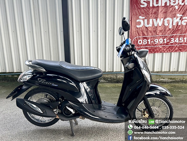 ★ดาวน์ 5,000★FINO ปี 65 สีดำ วิ่งน้อย เครื่องเดิมแน่น ใช้งานทนทาน ชุดสีสวยรอบคัน เครื่องดี ศูนย์ดี รถพร้อมใช้งาน ราคา 37,900