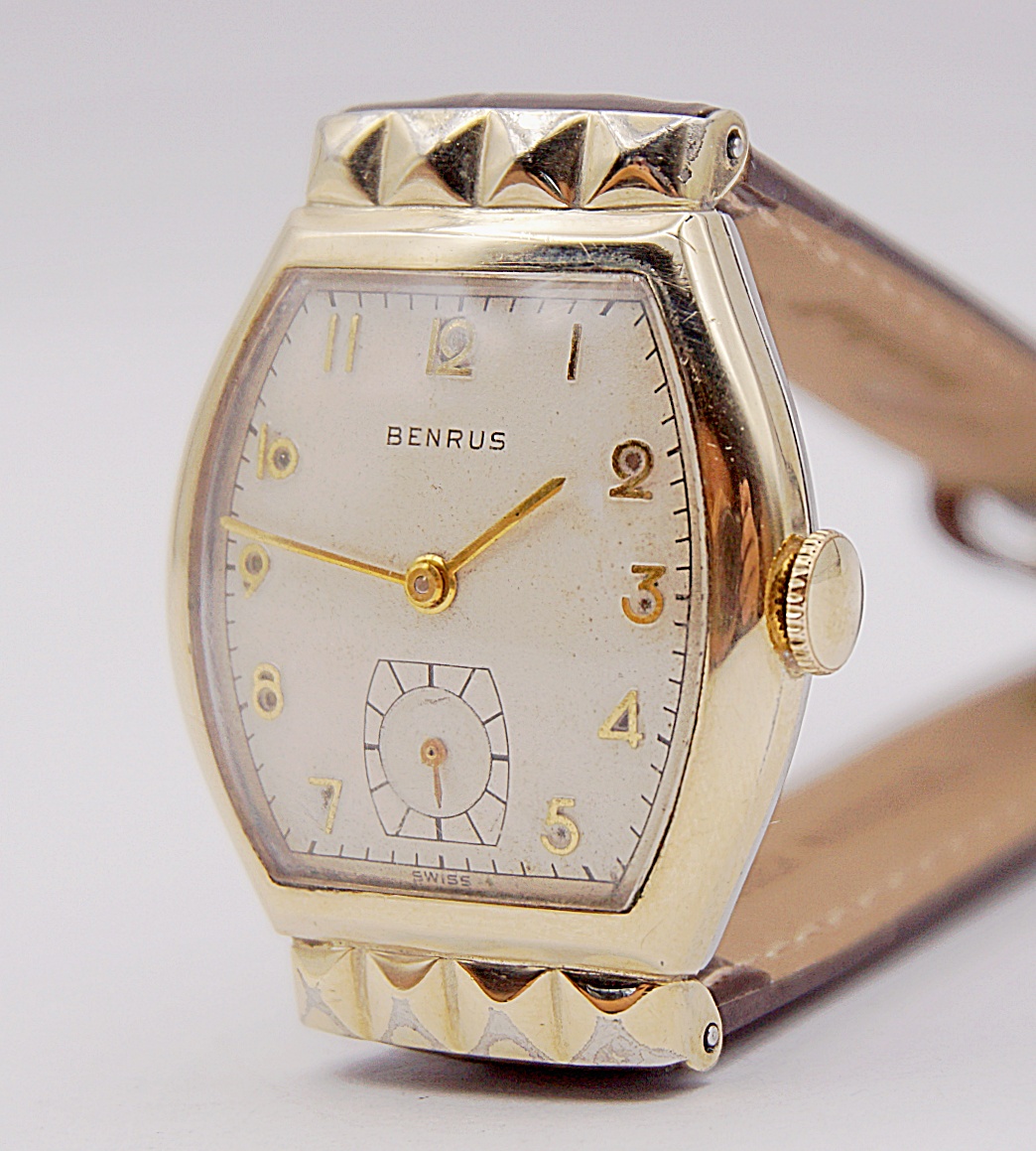 นาฬิกาเก่า BENRUS ไขลานสองเข็มครึ่ง