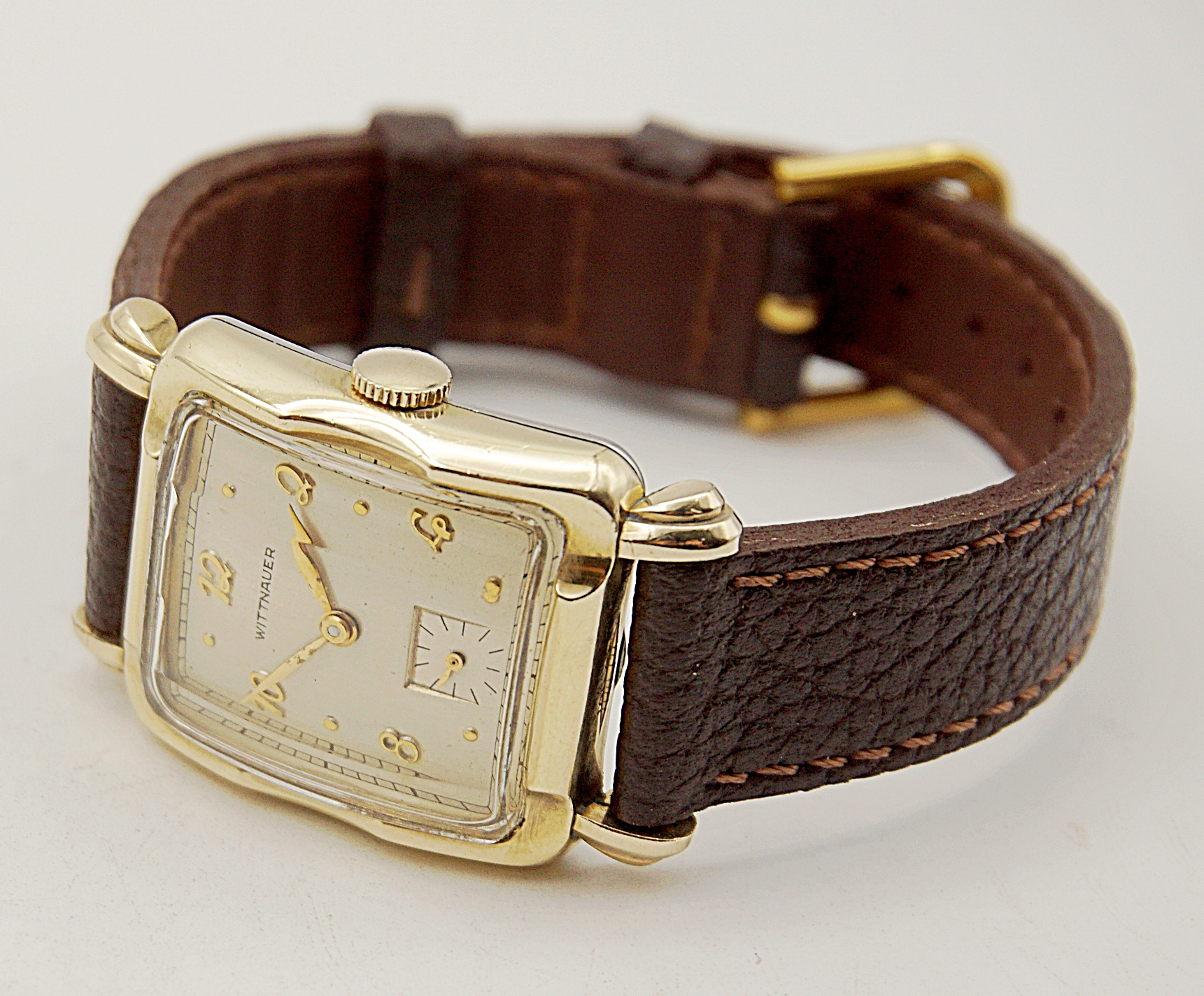 นาฬิกาเก่า WITTNAUER BY LONGINES ไขลานสองเข็มครึ่ง