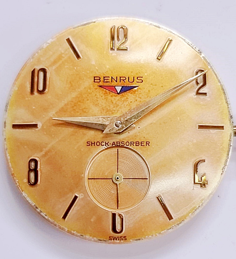 นาฬิกาเก่า BENRUS ไขลานสองเข็มครึ่ง