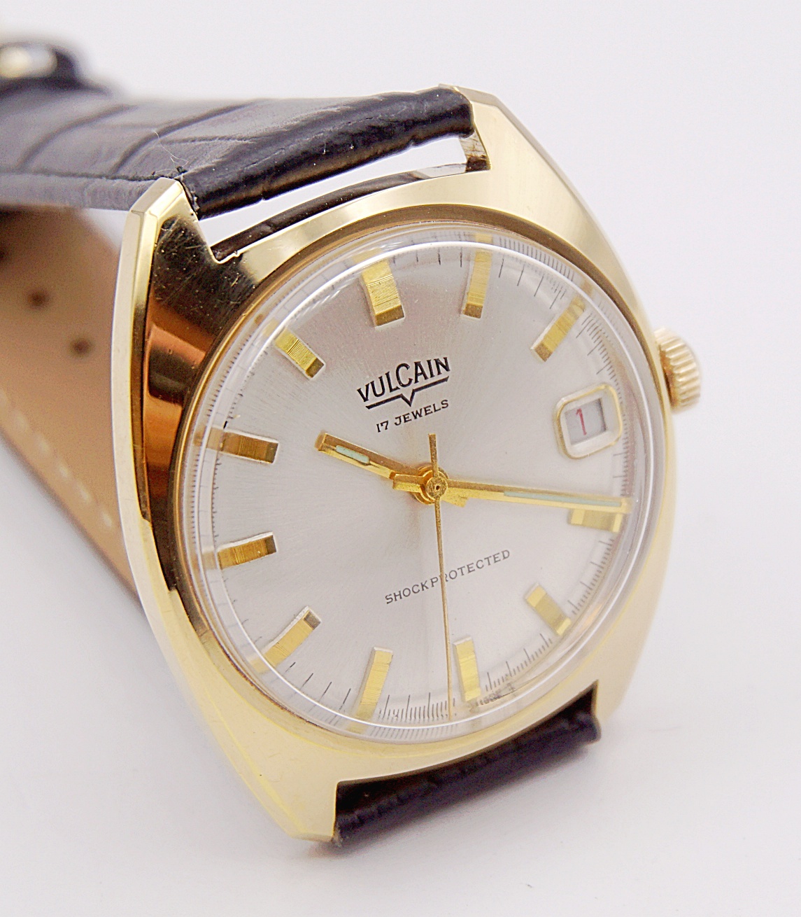 นาฬิกาเก่า VULCAIN ไขลาน