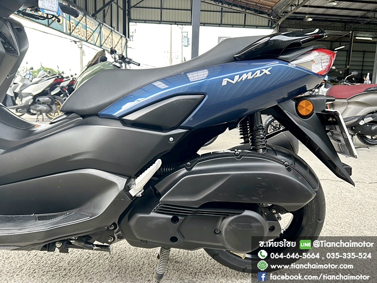 ★ฟรีดาวน์★N-MAX ปี 66 สีน้ำเงิน วิ่งน้อย ขับขี่นิ่มๆ เครื่องเดิมๆ ดอกยางแน่น เครื่องดี ศูนย์ดี ตัวรถพร้อมใช้งาน ราคา 77,500