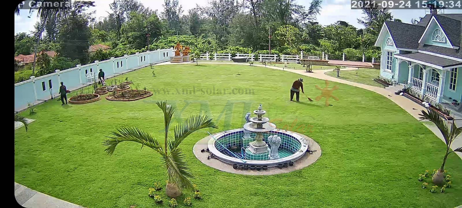 กล้องวงจรปิดโซล่าเซลล์ 80W. / ใช้simcard 4G (1080P) Solar CCTV Camera With 4G