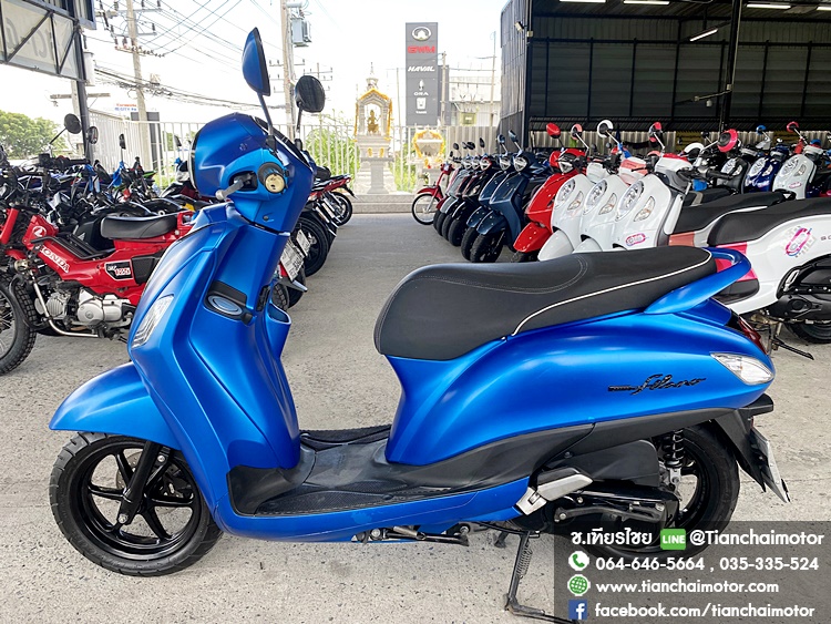★ดาวน์3,500★GRAND FILANO ปี 66 สีน้ำเงิน เครื่องเดิมแน่น ขับขี่นิ่มๆ ยูบ็อกใหญ่ ชุดสีสวยเป๊ะ เครื่องดี ศูนย์ดี ราคา 49,900