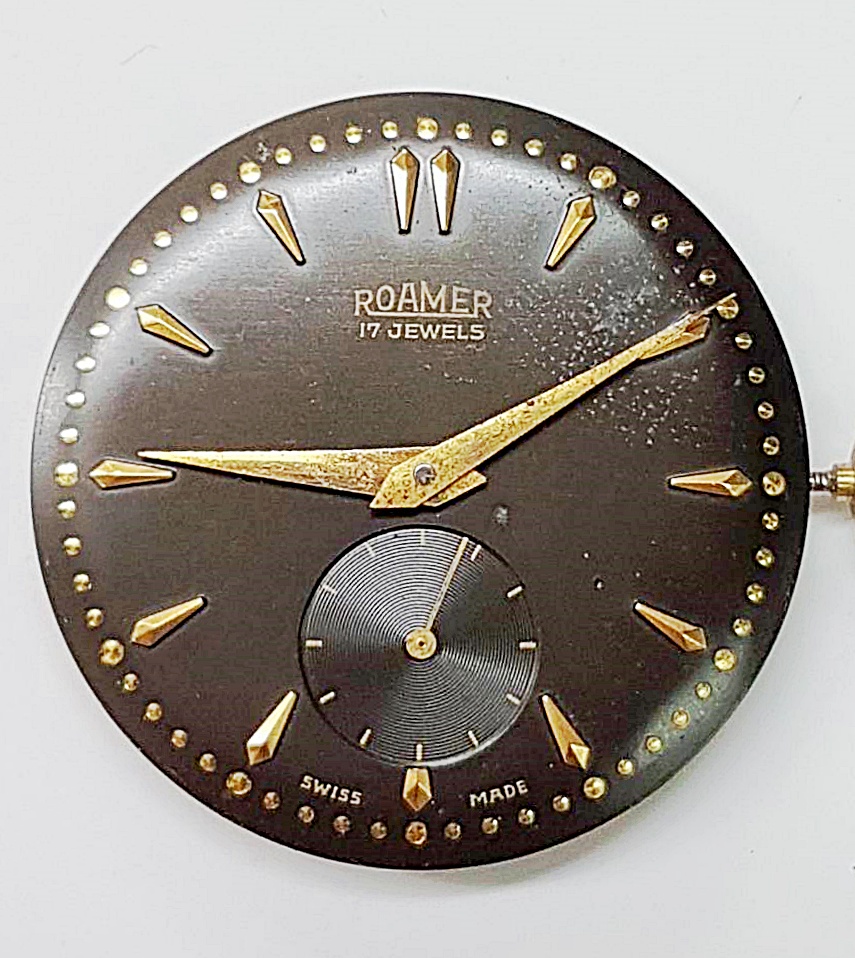 นาฬิกาเก่า ROAMER ไขลานสองเข็มครึ่ง