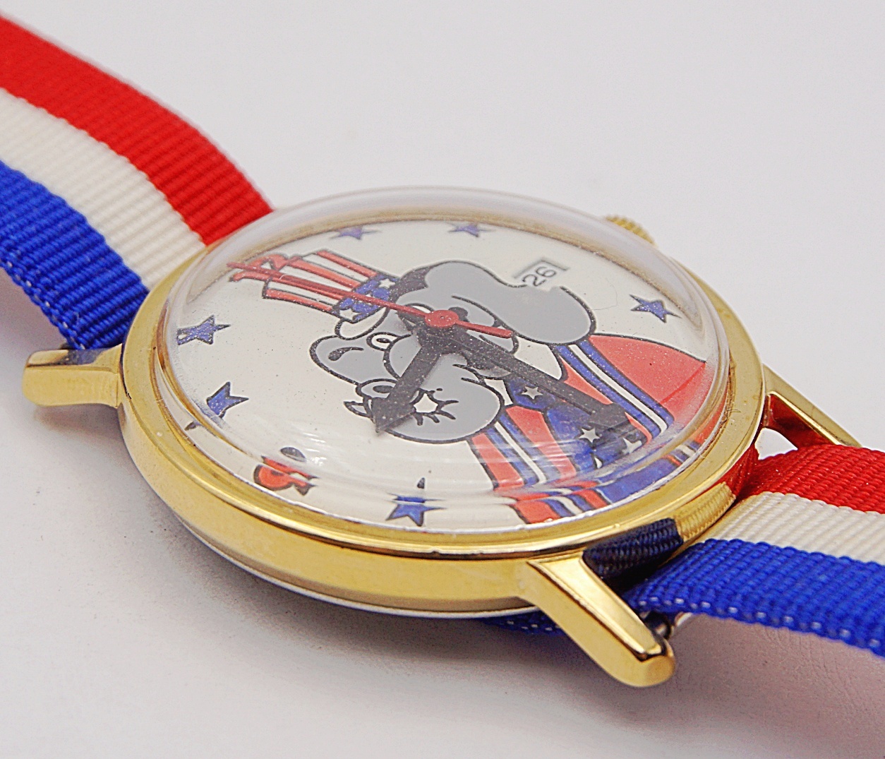 นาฬิกาเก่า REPUBLICAN ELEPHANT ไขลาน