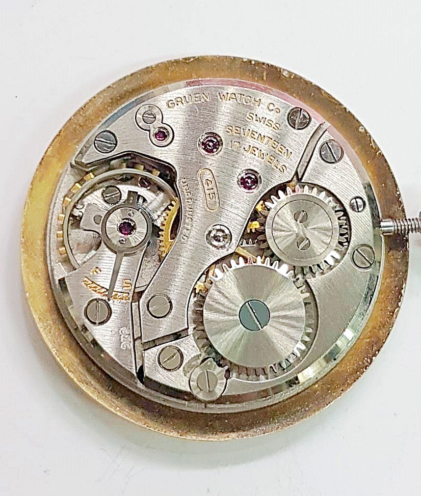 นาฬิกาเก่า GRUEN ไขลานสองเข็มครึ่ง