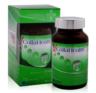 Collahealth Collagen Plus Vitamin C 100 Tablets คอลลาเฮลท์ คอลลาเจน พลัส วิตามินซี 100 เม็ด